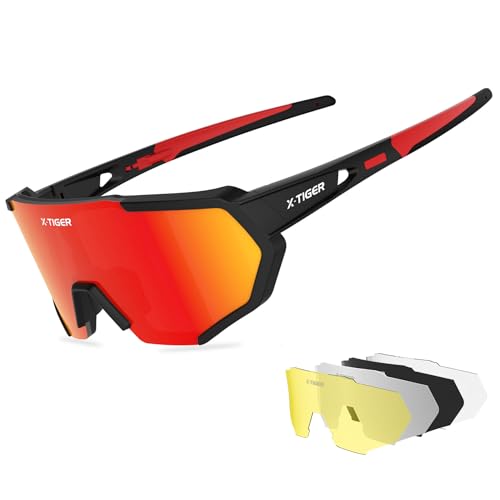 X-TIGER Fahrradbrille, Herren Damen...