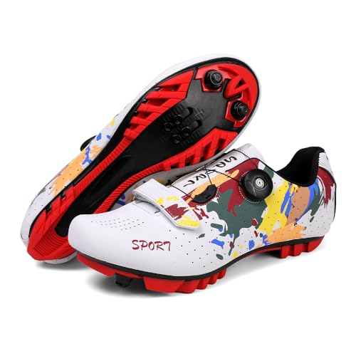 Hixingo Fahrradschuhe Herren Damen, Bunte...