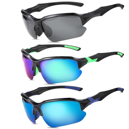 Utensilsto 3 Stück Fahrradbrille Herren,...