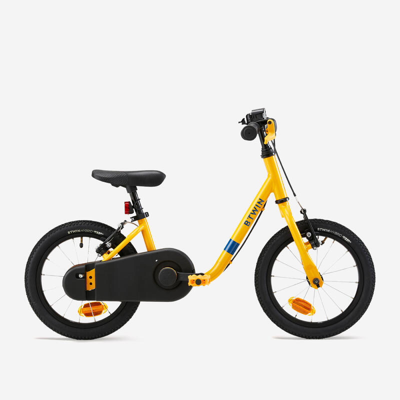 BTWIN Kinderfahrrad 2-in-1 Laufrad 14 Zoll Discover 500