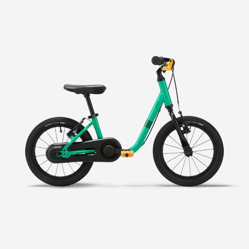 BTWIN Kinderfahrrad 2-in-1 Laufrad 14 Zoll Discover 900