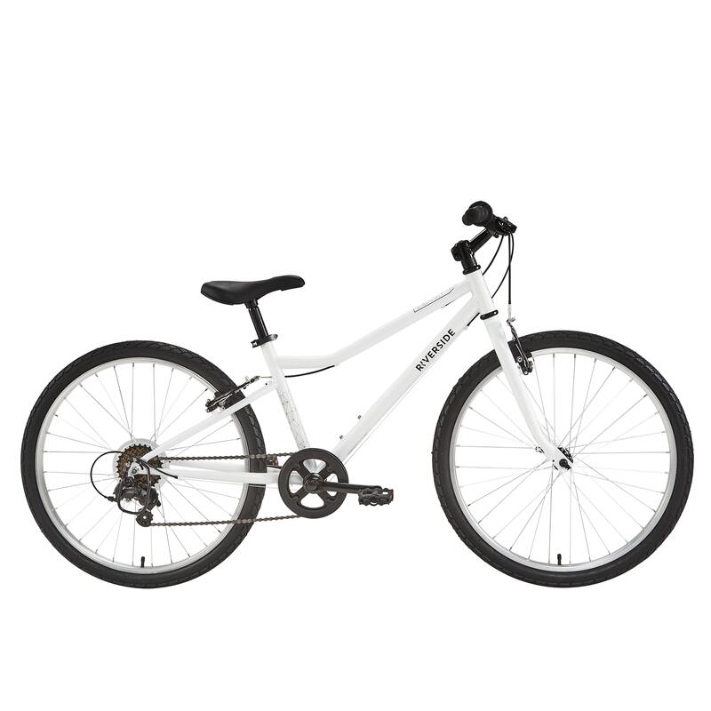 BTWIN Kinderfahrrad Trekkingrad 24 Zoll Riverside 100